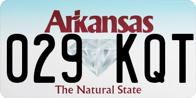 AR license plate 029KQT
