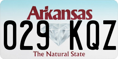 AR license plate 029KQZ