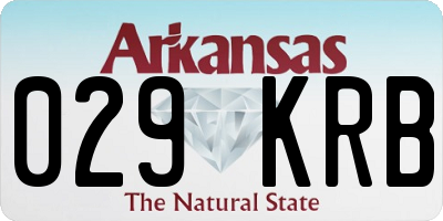 AR license plate 029KRB