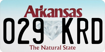 AR license plate 029KRD