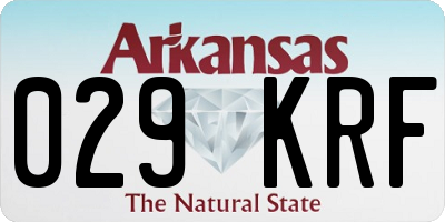 AR license plate 029KRF
