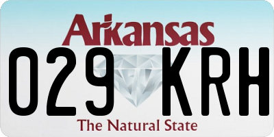 AR license plate 029KRH