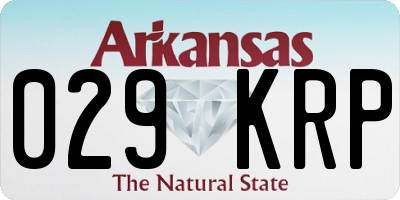 AR license plate 029KRP