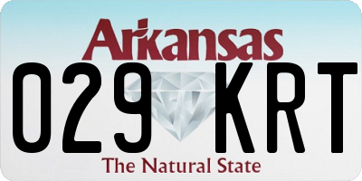 AR license plate 029KRT
