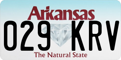 AR license plate 029KRV
