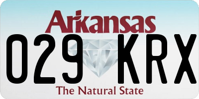 AR license plate 029KRX