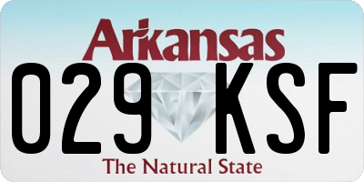 AR license plate 029KSF