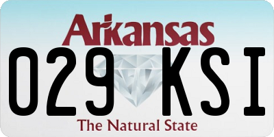 AR license plate 029KSI