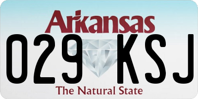 AR license plate 029KSJ