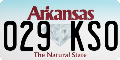 AR license plate 029KSO