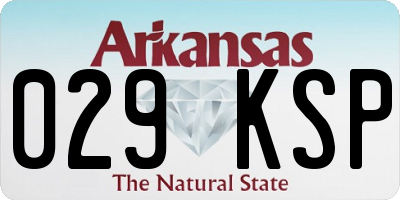 AR license plate 029KSP