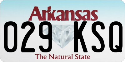 AR license plate 029KSQ