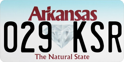 AR license plate 029KSR