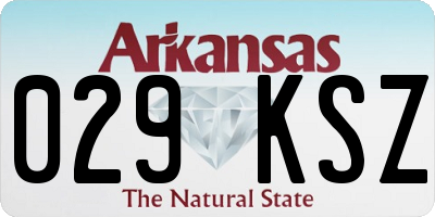 AR license plate 029KSZ