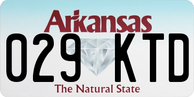 AR license plate 029KTD