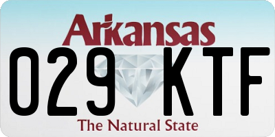 AR license plate 029KTF