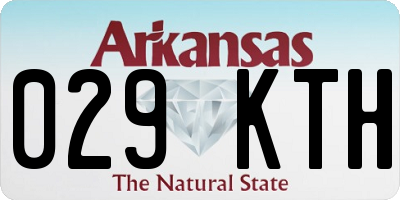 AR license plate 029KTH