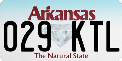AR license plate 029KTL