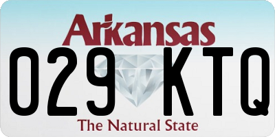 AR license plate 029KTQ