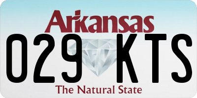 AR license plate 029KTS