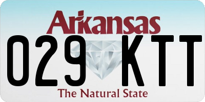 AR license plate 029KTT