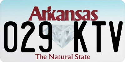 AR license plate 029KTV