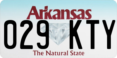 AR license plate 029KTY