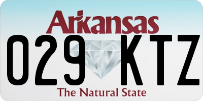 AR license plate 029KTZ