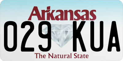 AR license plate 029KUA