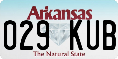 AR license plate 029KUB