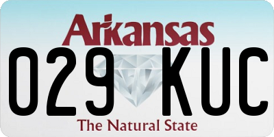 AR license plate 029KUC