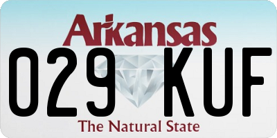 AR license plate 029KUF