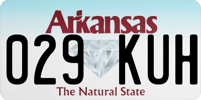 AR license plate 029KUH