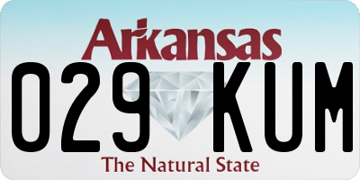 AR license plate 029KUM