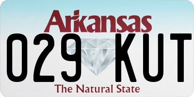 AR license plate 029KUT