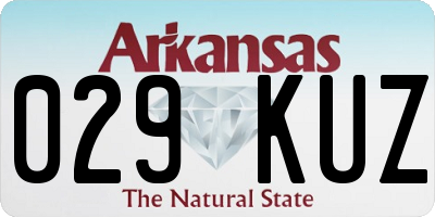 AR license plate 029KUZ