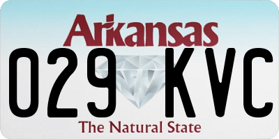 AR license plate 029KVC