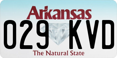 AR license plate 029KVD