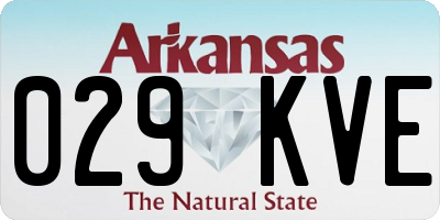 AR license plate 029KVE
