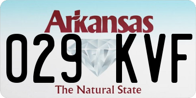 AR license plate 029KVF