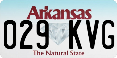 AR license plate 029KVG