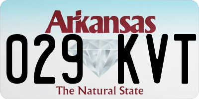 AR license plate 029KVT