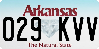 AR license plate 029KVV
