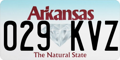 AR license plate 029KVZ