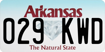 AR license plate 029KWD