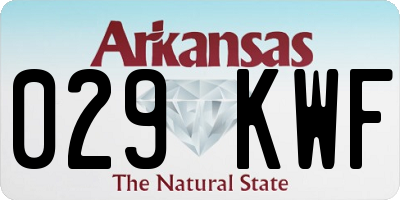 AR license plate 029KWF
