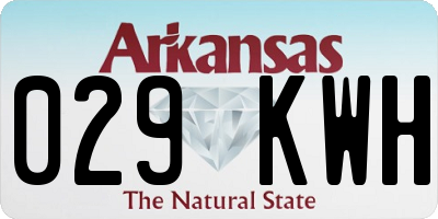 AR license plate 029KWH