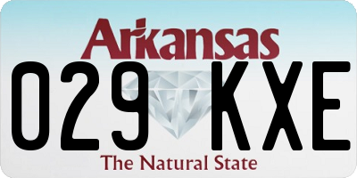 AR license plate 029KXE