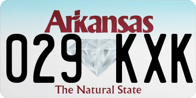 AR license plate 029KXK