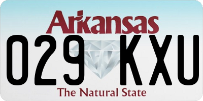 AR license plate 029KXU